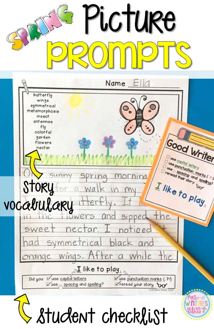 Writing Picture Prompts - Lead in Literacy - Resources For Kindergarten