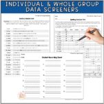1st Grade Word Study Assessments & Word Lists BUNDLE - editable ...