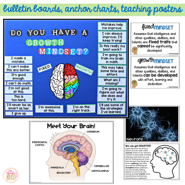 Growth Mindset Activities and Lessons - Lead in Literacy - Resources ...