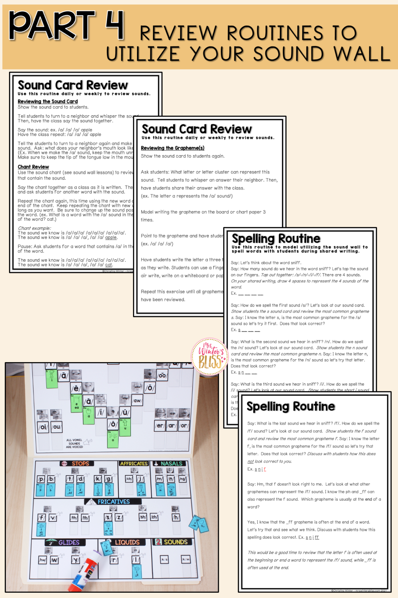 Sound Wall Lesson Plans and Activities - Lead in Literacy - Resources ...