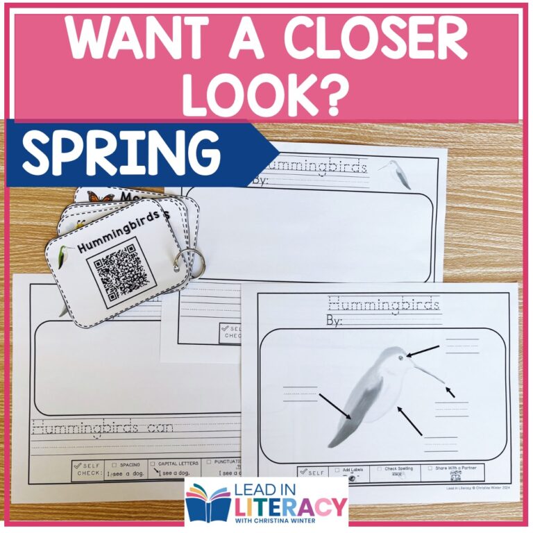 1st & 2nd Grade Informational Writing Center BUNDLE - Lead in Literacy ...
