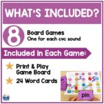 Slides and Ladders Phonics Game Center - CVC - Lead in Literacy ...