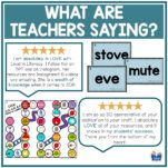 Slides and Ladders Phonics Game Center - CVCe & Vowel Teams - Lead in ...