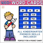 Kindergarten Word Study Printables & Assessments BUNDLE - editable ...