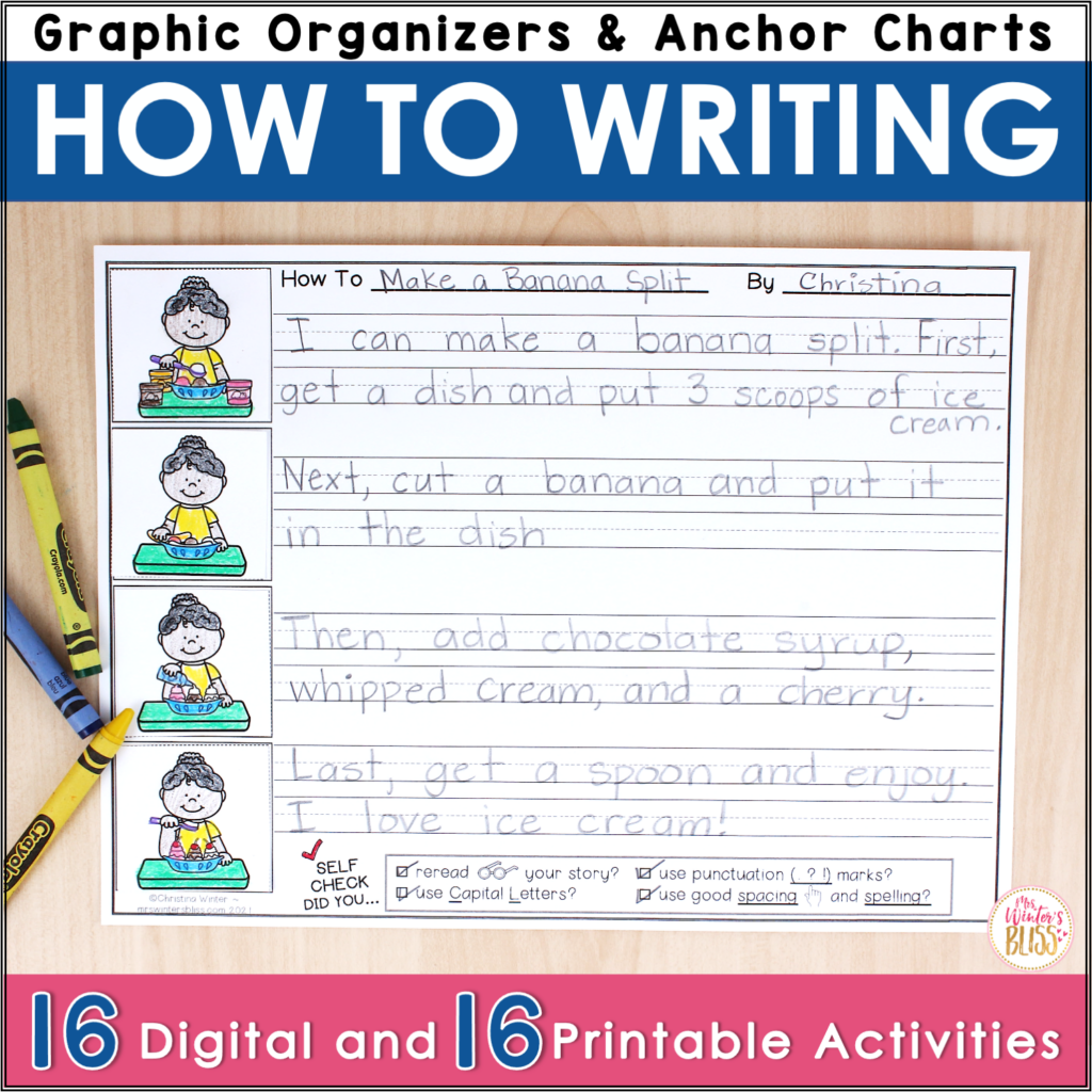 How To Writing - Printable and Digital Procedural Writing - Lead in ...
