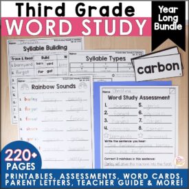 Weekly Word Study Units for K-3 - Lead in Literacy - Resources For ...