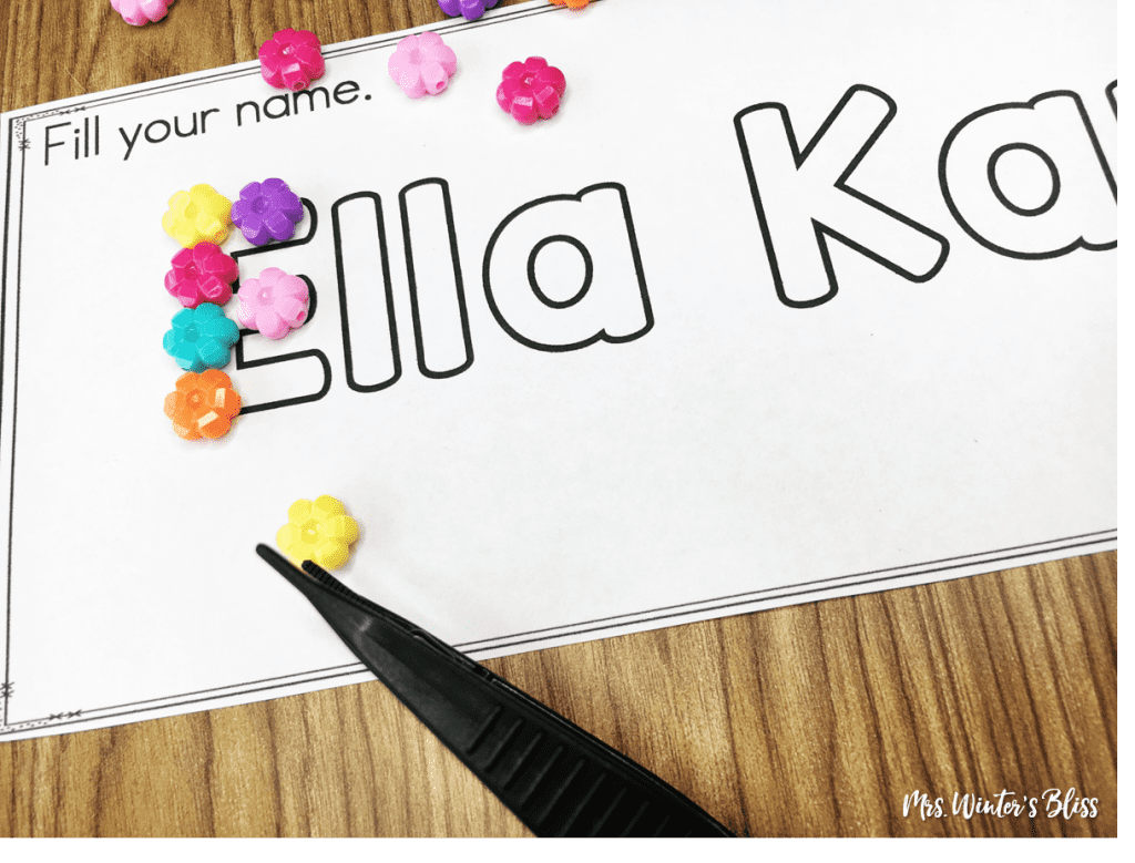 Name activities fine motor skills