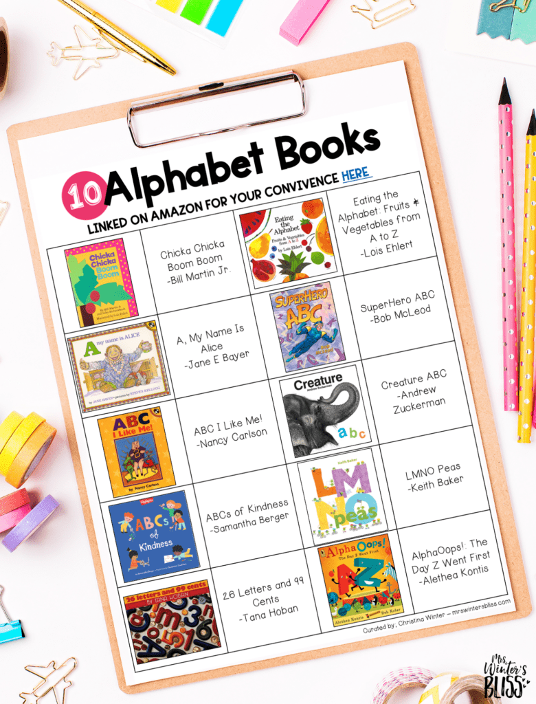 Alphabet Picture book lists