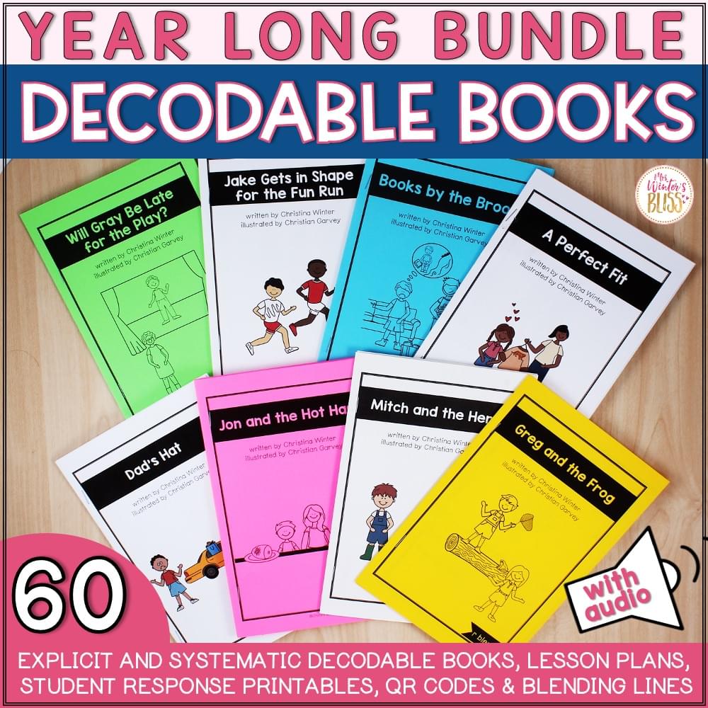 Decodable Books BUNDLE – Comprehension Questions aligned to Science of Reading